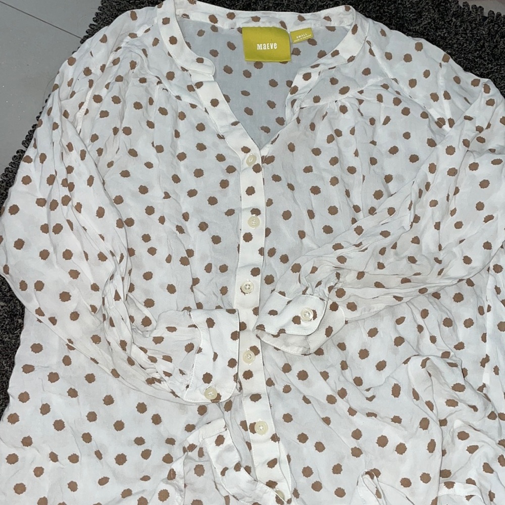 Anthropologie Maeve blouse. Size S